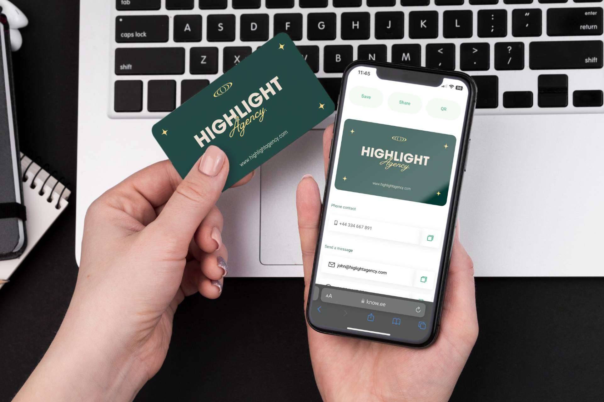 Knowee talks about the innovative business cards with NFC technology