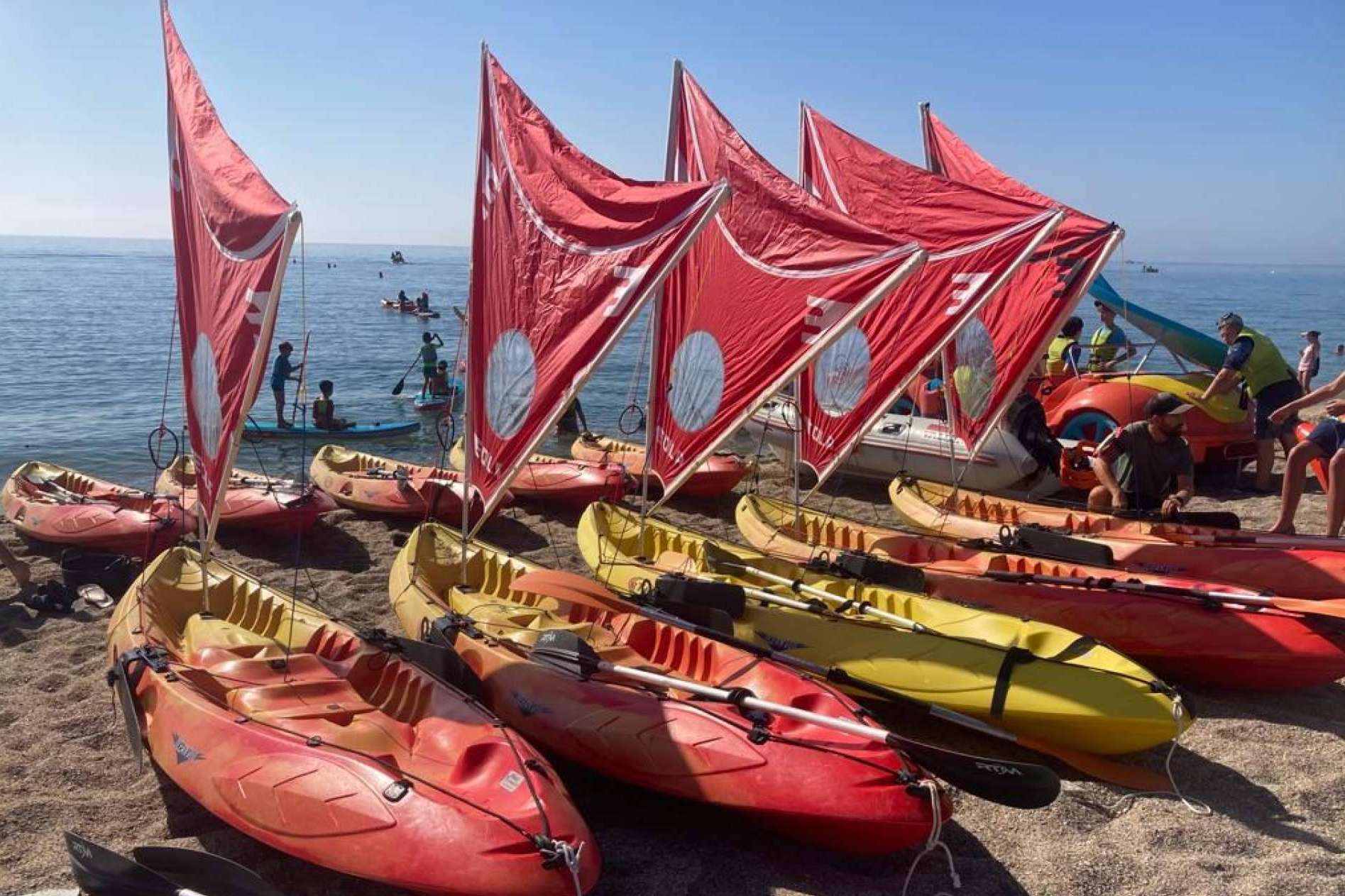 Windkayak and Windpaddle revolutionize sailing in spanish waters
