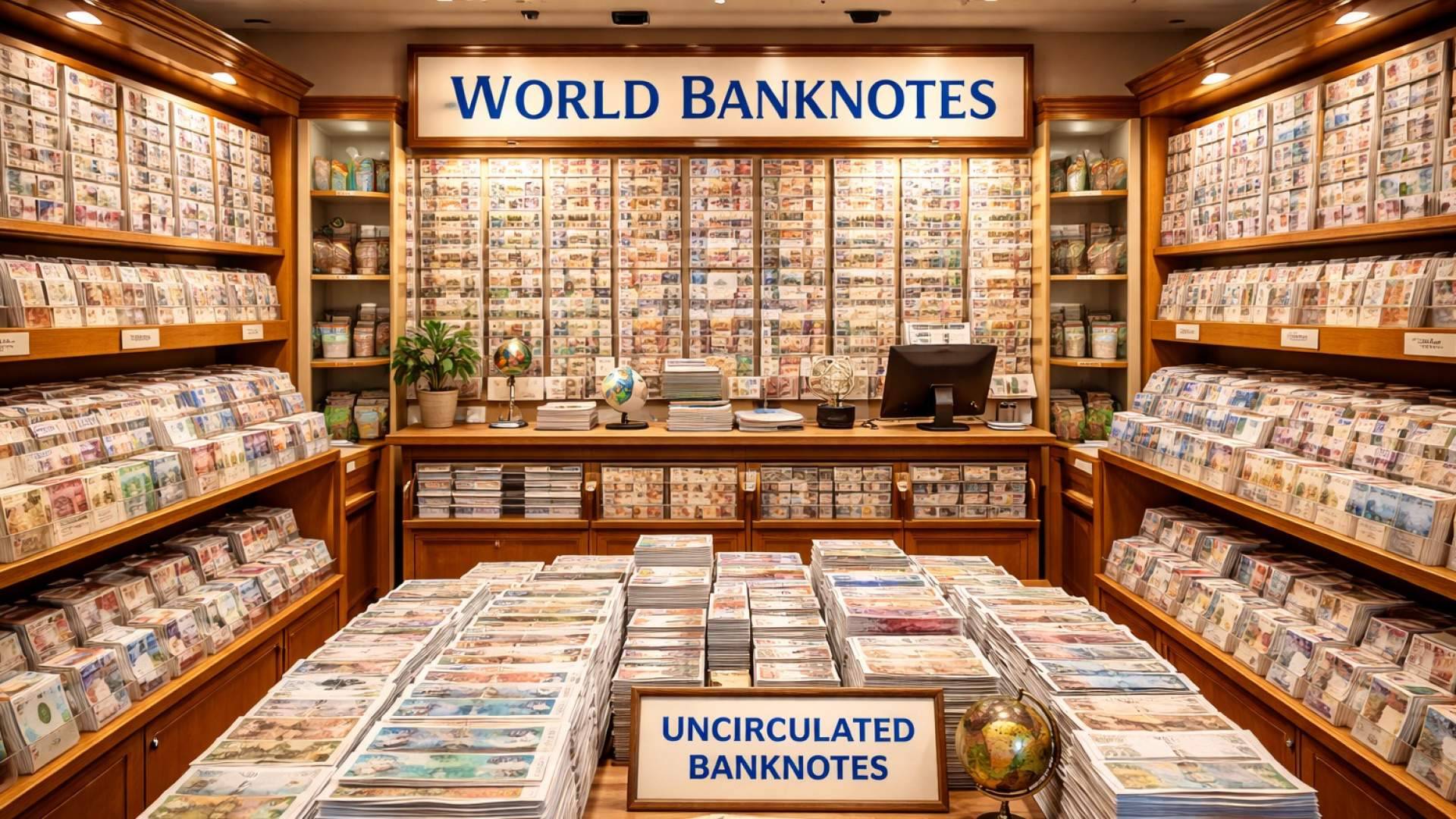 More than 200 countries in one place; UNCNOTE unveils one of the world’s largest catalogues of uncirculated banknotes